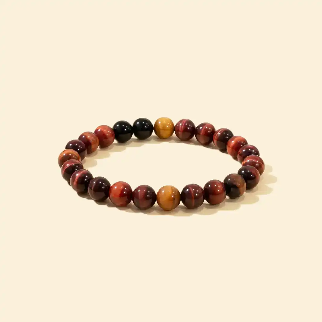 Natural Striped Agate Bracelet - With Certificate